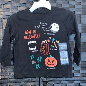 Carter’s brand new baby 12 months Halloween long sleeve top